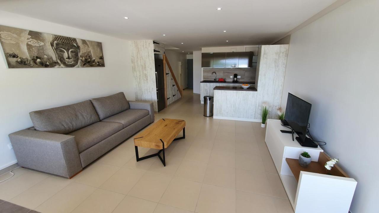 Pinel Superbe Appartement En Residence Vue Mer Cul de Sac Exteriér fotografie