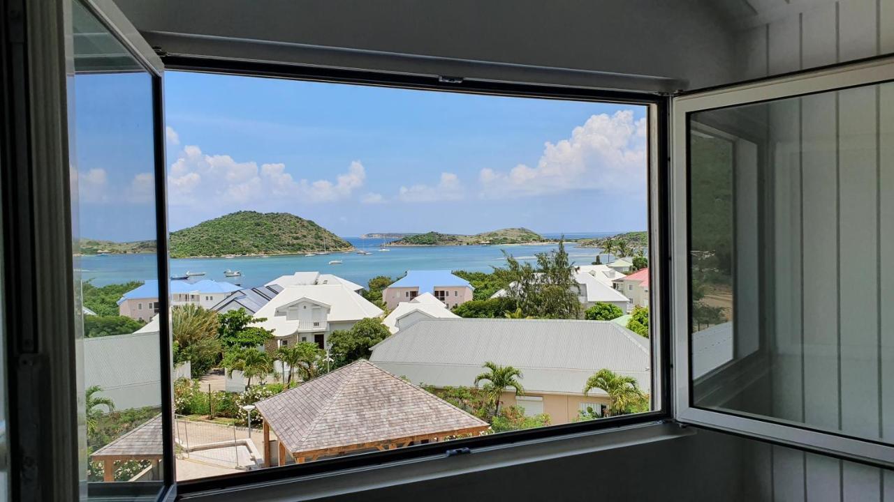 Pinel Superbe Appartement En Residence Vue Mer Cul de Sac Exteriér fotografie